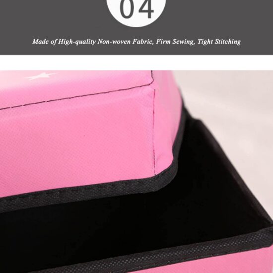 Cutie pentru depozitare Girafa pliabila cu capac si desene