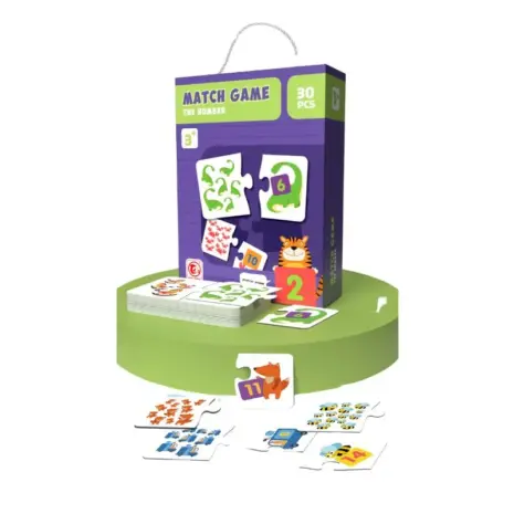 Joc Puzzle educativ Invata Numerele Cifrele cu ajutorul ilustratiilor