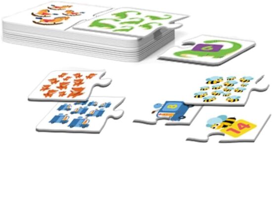 Joc Puzzle educativ Invata Numerele Cifrele cu ajutorul ilustratiilor