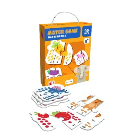 Joc Puzzle educativ Invata operatiile matematice cu ilustratii