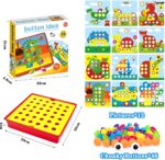 Joc mozaic Dinozaur cu 46 butoni puzzle 12 planse Genius Art