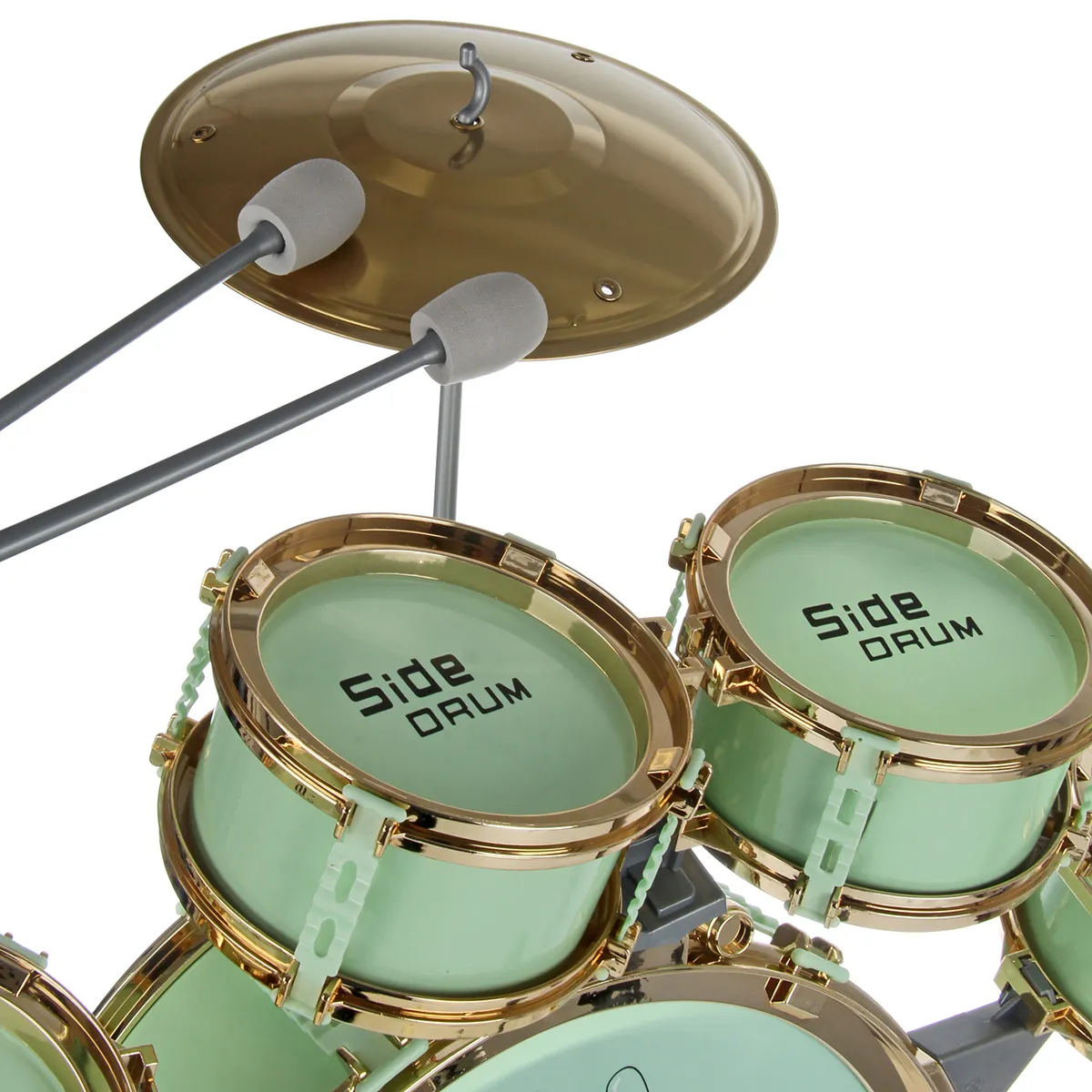 Jucarie Jazz Instrumente muzicale Set 5 Tobe cu Cinel si scaun