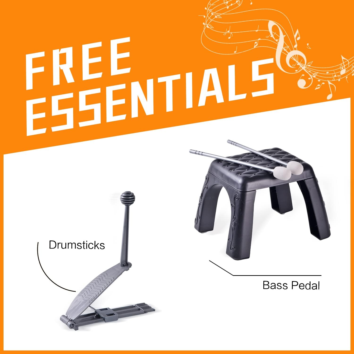 Jucarie Jazz Set Tobe Microfon Cinel Scaun Instrumente muzicale