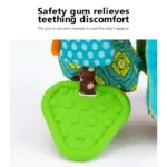 Jucarie dentitie bebelusi Girafa muzicala senzoriala Texturi diferite