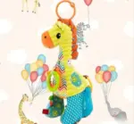 Jucarie dentitie bebelusi Girafa muzicala senzoriala Texturi diferite