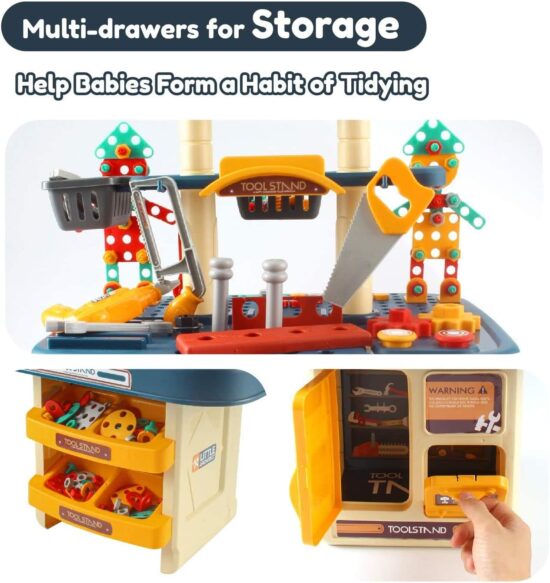 Masuta cu scule Joc de asamblat Bancul de lucru pentru mester