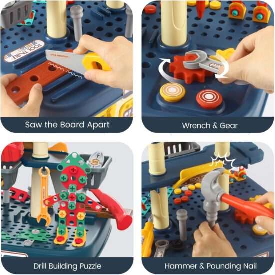 Masuta cu scule Joc de asamblat Bancul de lucru pentru mester