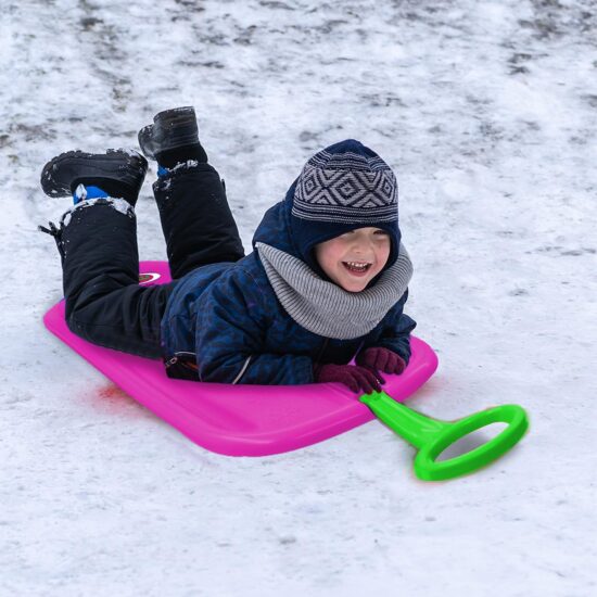 Sanie copii tip bob Sageata cu Maner Glisor mobil Marmat