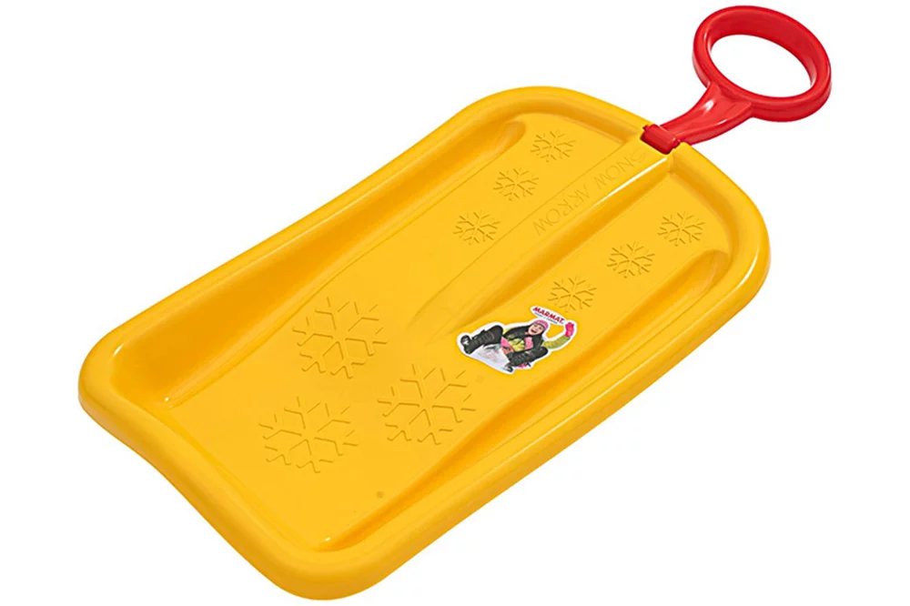 Sanie copii tip bob Sageata cu Maner Glisor mobil Marmat