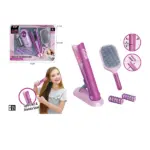 Set Infrumusetare si coafura Placa de par cu efecte luminoase