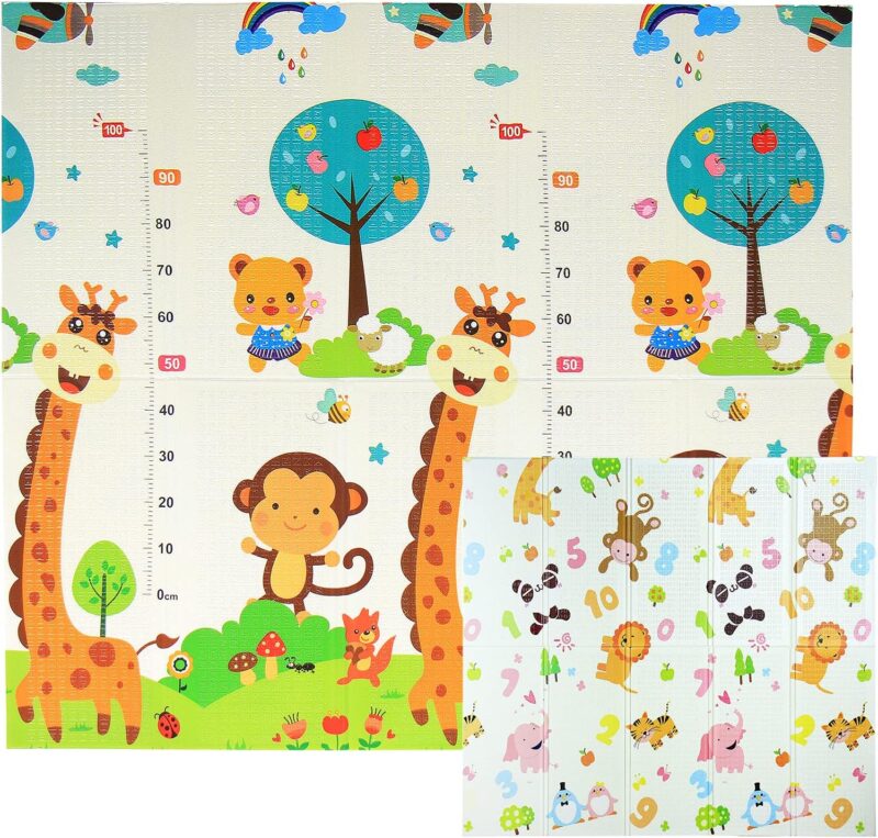 Tarc de joaca 150180cm cu Covor impermeabil si 60 bile colorate