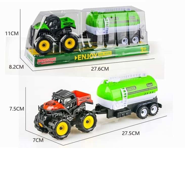 Tractor de jucarie Remorca cu Cisterna Utilaje agricole pentru copii