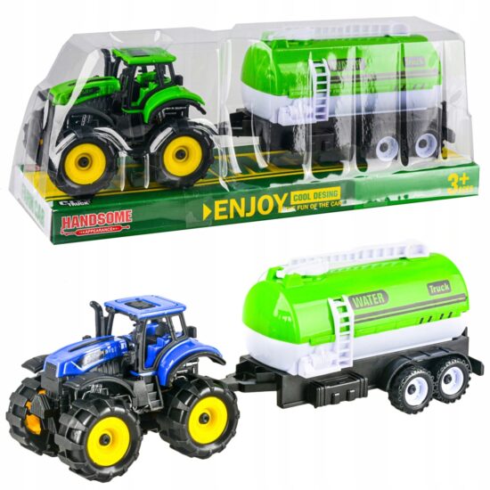 Tractor de jucarie Remorca cu Cisterna Utilaje agricole pentru copii
