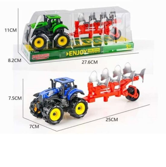 Tractor de jucarie Remorca cu Plug Utilaje agricole pentru copii
