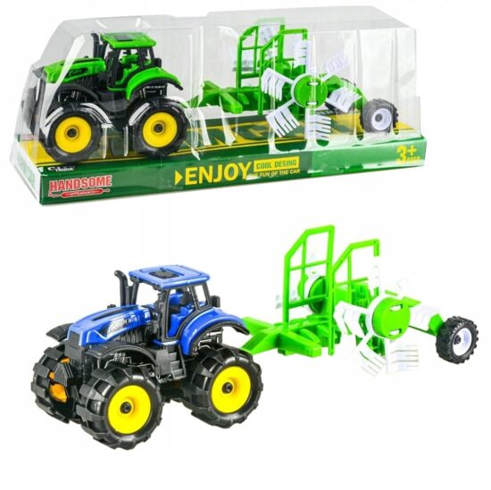 Tractor de jucarie Remorca cu Utilaje agricole pentru copii