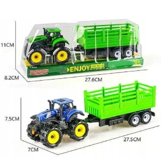 Tractor de jucarie cu Remorca Utilaje agricole pentru copii