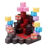 Set 133 Cuburi magnetice MineCraft Constructii Joc Stem