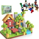 Set 158 Cuburi magnetice 6 MineCraft Magnetici Jucarii Stem