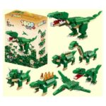 Cuburi constructie STEM 1000 piese Aventura Dinozaurilor 6in1