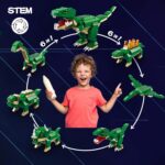 Cuburi constructie STEM 1000 piese Aventura Dinozaurilor 6in1