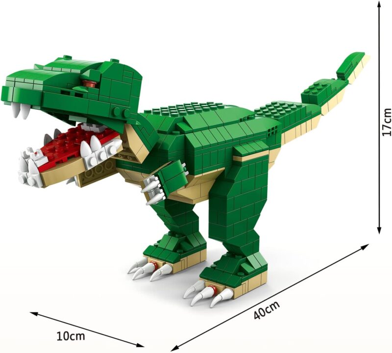 Cuburi constructie STEM 1000 piese Aventura Dinozaurilor 6in1