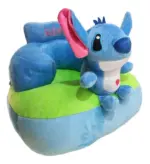Fotoliu din plus Scaun cu Stitch bleu 3D din desene pentru copii