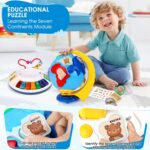 Jucarie interactiva Globul Pamantesc cu sunete si lumini Puzzle