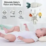 Jucarie plus Zornaitoare de agatat bebe Morcovul cu sunete
