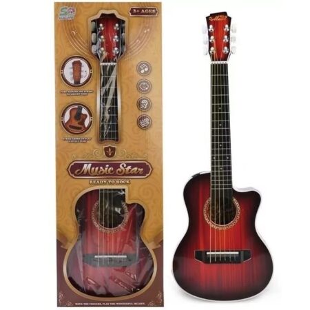 Jucarie Chitara electrica cu 6 corzi Instrument muzical pentru copii