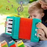 Jucarii Instrument muzical copii Acordeon 10 butoane din plastic