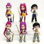 Set 6 Minifigurine Papusile Demon Hunters Kpop 10cm Lifestyle