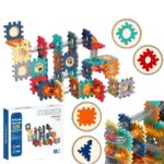 Set 76 piese constructie Stem Set creativ cu Labirint Circuit bile