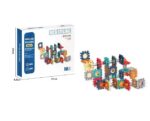 Set 76 piese constructie Stem Set creativ cu Labirint Circuit bile