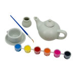 Set creativ 14 piese Ceai Vase de colorat din ceramica Pictam manual