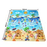 Covor educativ termoizolant impermeabil Animale 180x150x0.5 cm