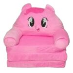 Fotoliu extensibil My Little Pony Roz din plus cu 3 placi 120 cm
