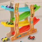 Jucarie Pista Raliu cu 4 rampe Circuit cu Masini Set de curse