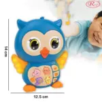 Jucarie interactiva bebe Bufnita vesela dansatoare cu lumini si muzica