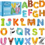 Set 26 Litere magnetice cu animale Alfabetul de la A-Z
