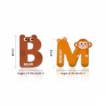 Set 26 Litere magnetice cu animale Alfabetul de la A-Z