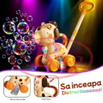 Jucarie interactiva de impins Catel cu baloane cu baterie USB copii