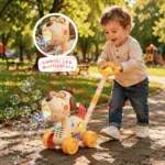 Jucarie interactiva de impins Catel cu baloane cu baterie USB copii