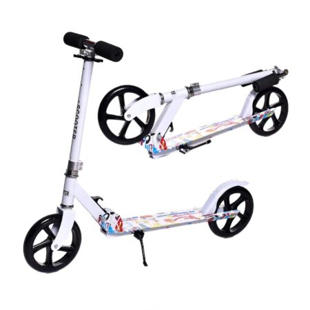 Trotineta cu Roti mari Scooter pentru copii si adulti model Pliabil