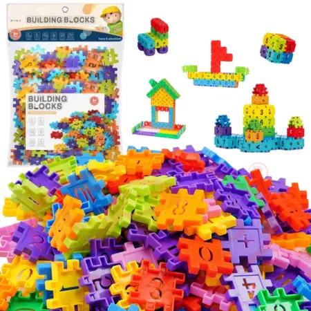 Set educativ Montessori 480 piese Numere Litere si simboluri aritmetice
