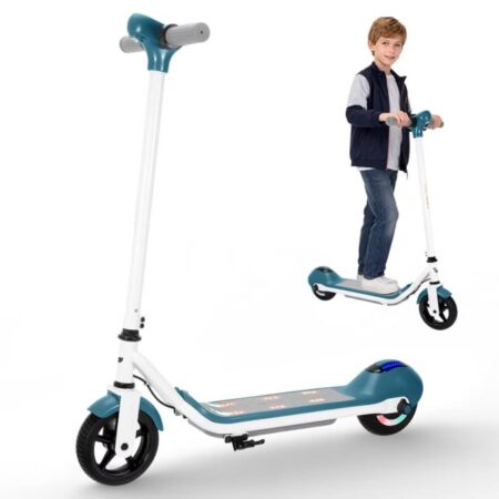 Trotineta Electrica E2 Verde Pliabila Lumini Motor 138W Viteza maxima 15kmh