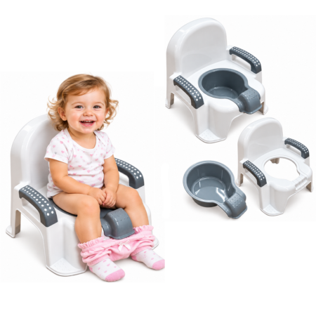 Olita bebe tip Scaunel cu spatar ergonomic Recipient detasabil
